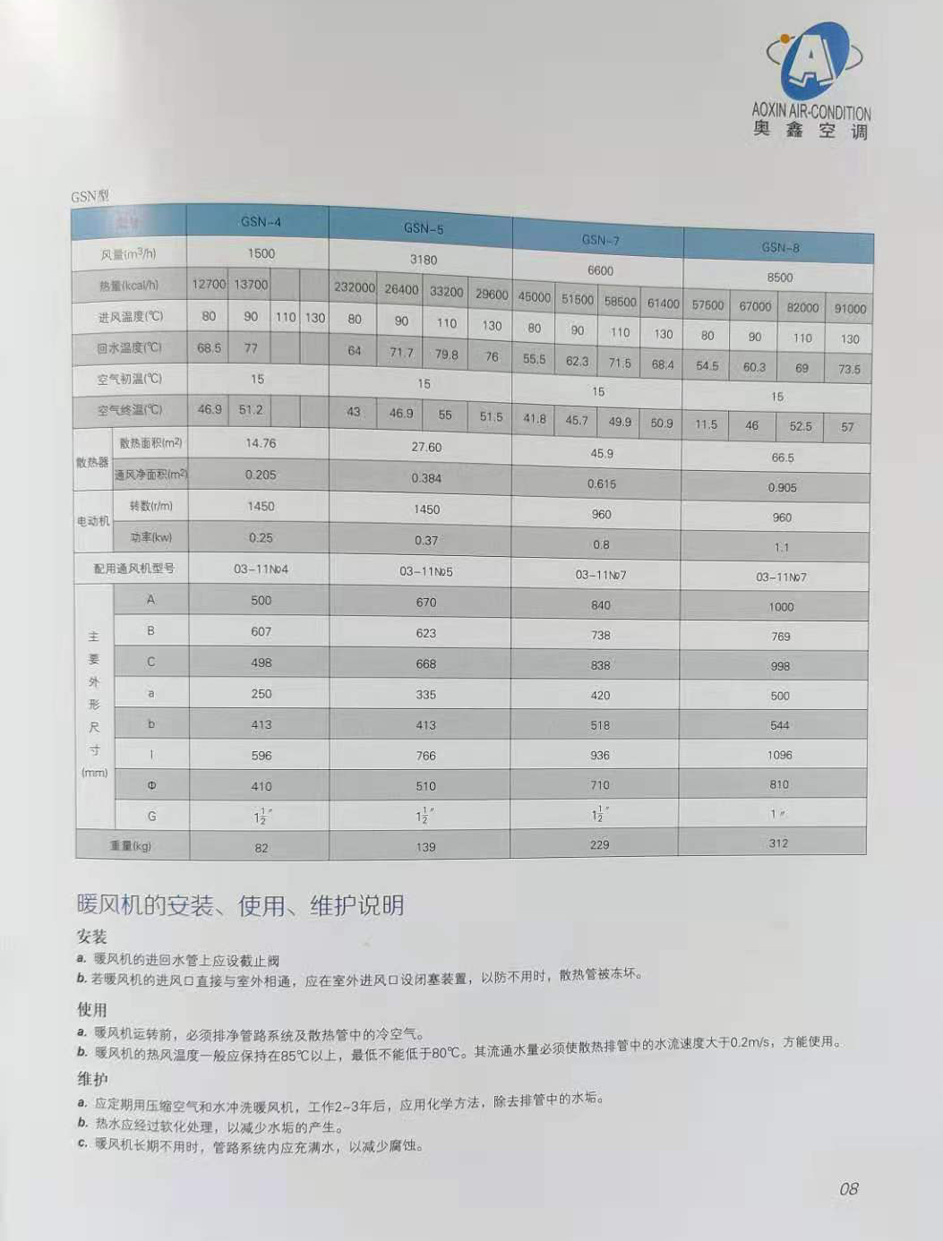 鋼制暖風(fēng)機(jī)廠家